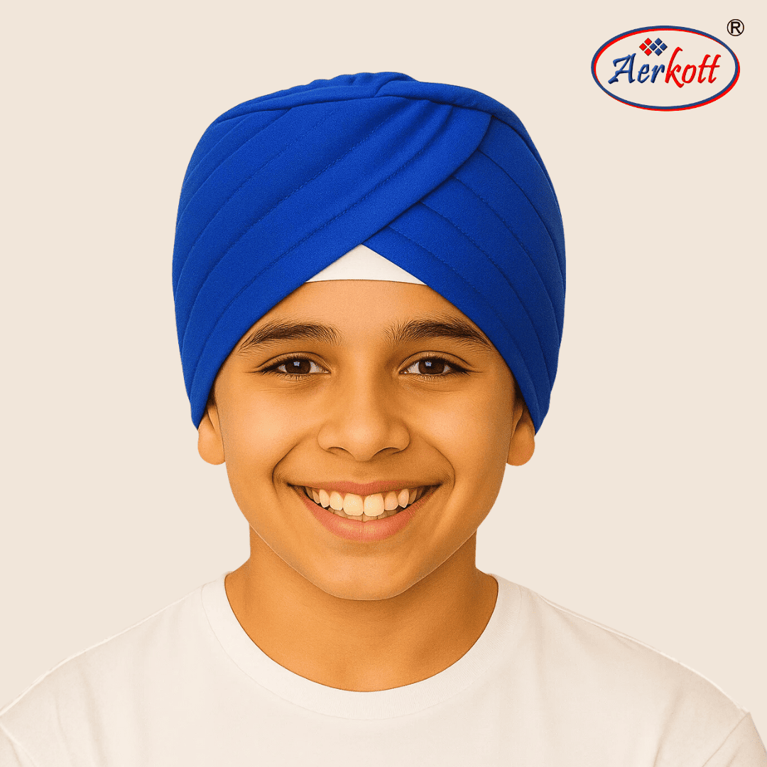 Aerkott ReadyMade Turban - Royal Blue