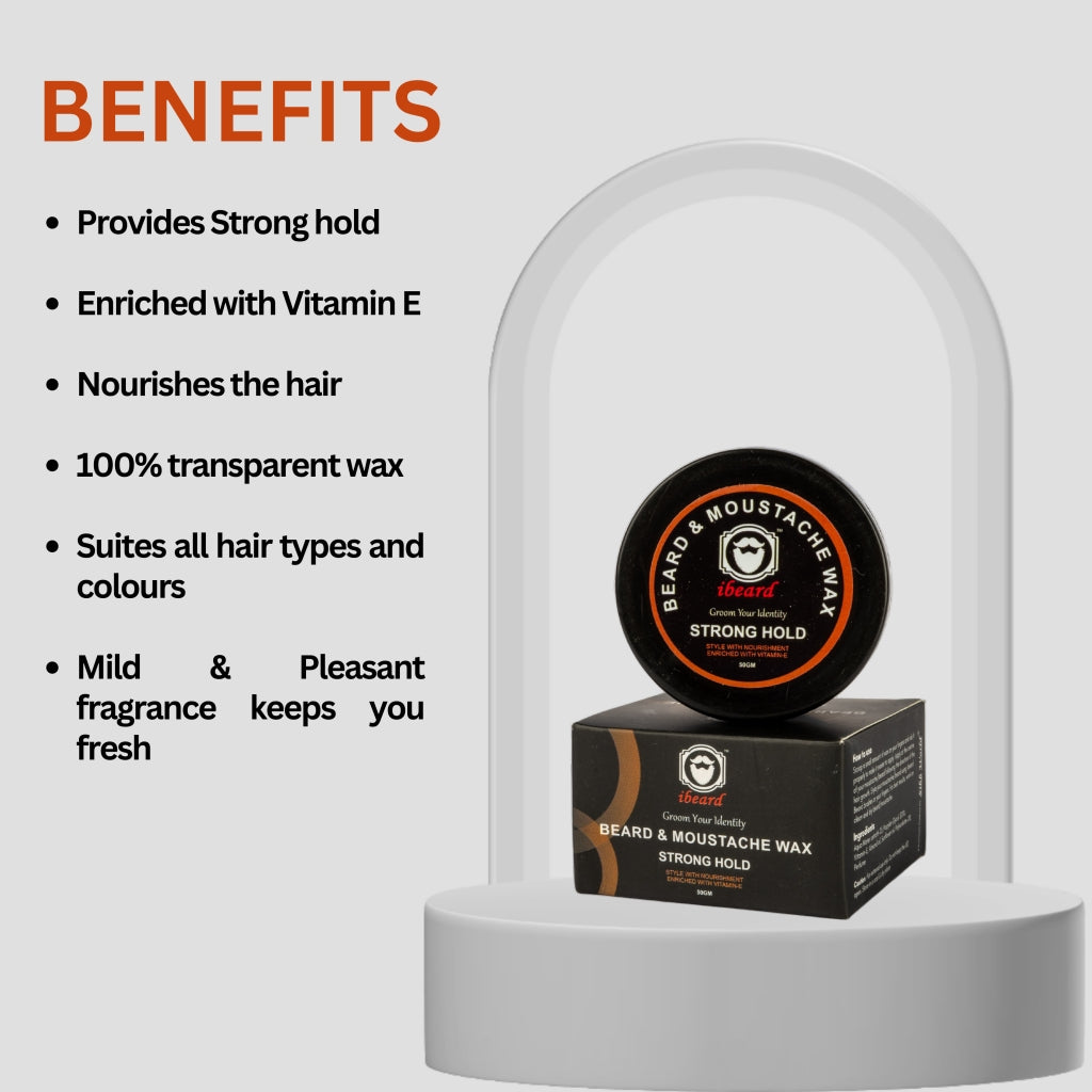 ibeard Beard and Moustache Wax (50gms)