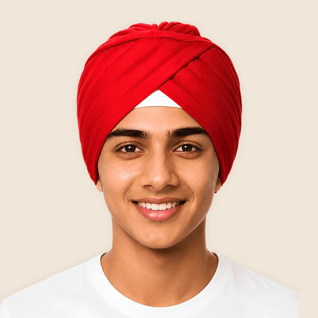Aerkott Readymade Turban - Ready-to-Wear Turban with Realistic Pleats