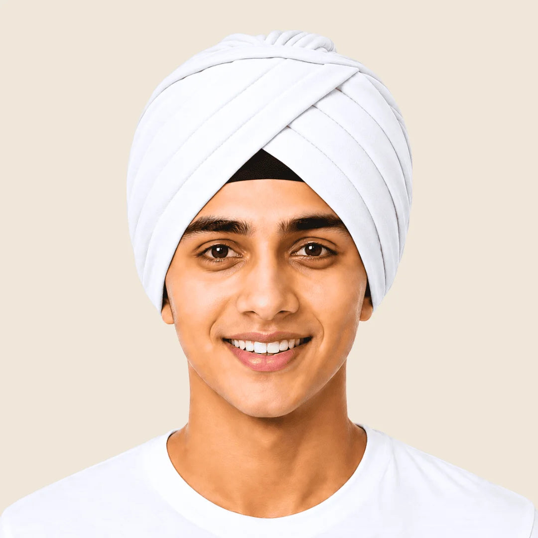 Aerkott Readymade Turban - Ready-to-Wear Turban with Realistic Pleats