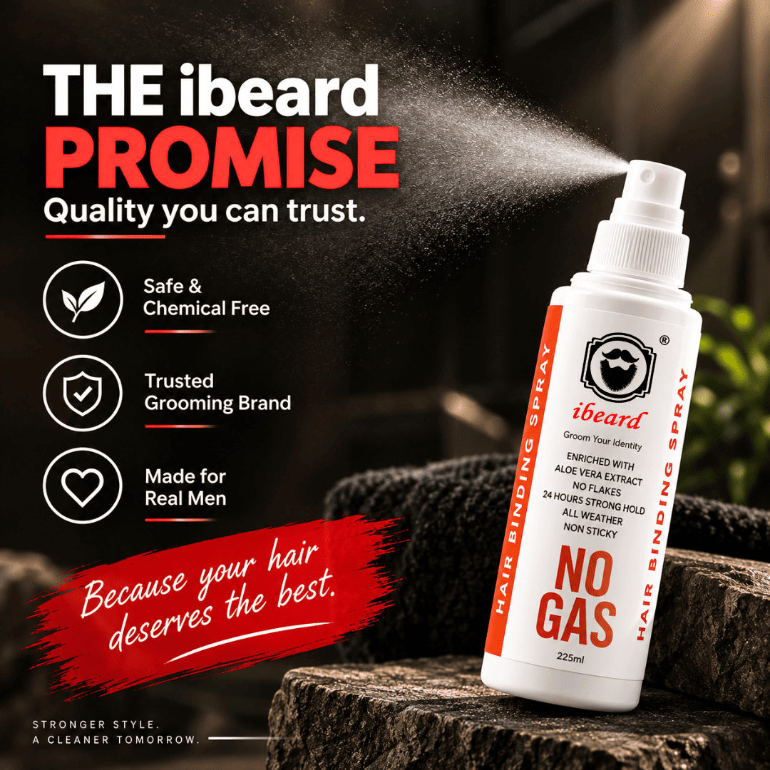ibeard No Gas Hair Binding Spray 225ml