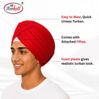Aerkott Readymade Turban - Ready-to-Wear Turban with Realistic Pleats