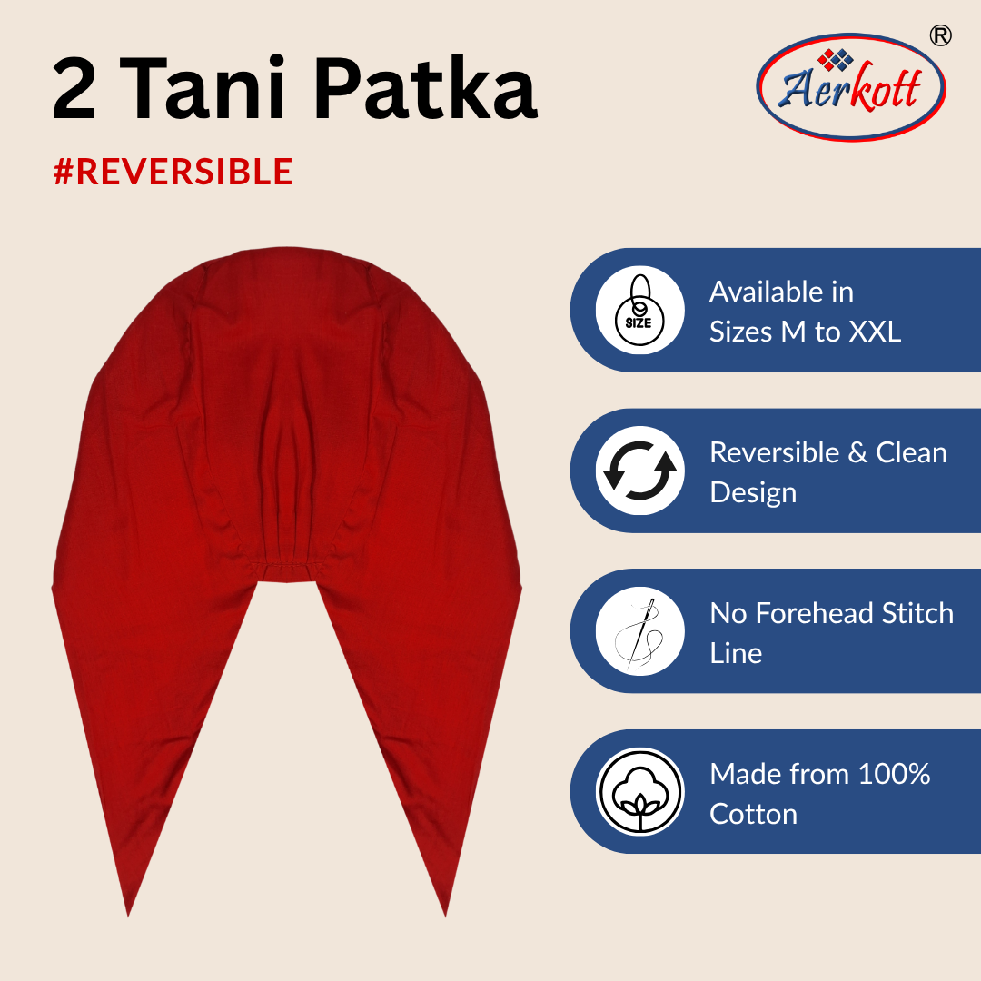red patka features 2tani cotton