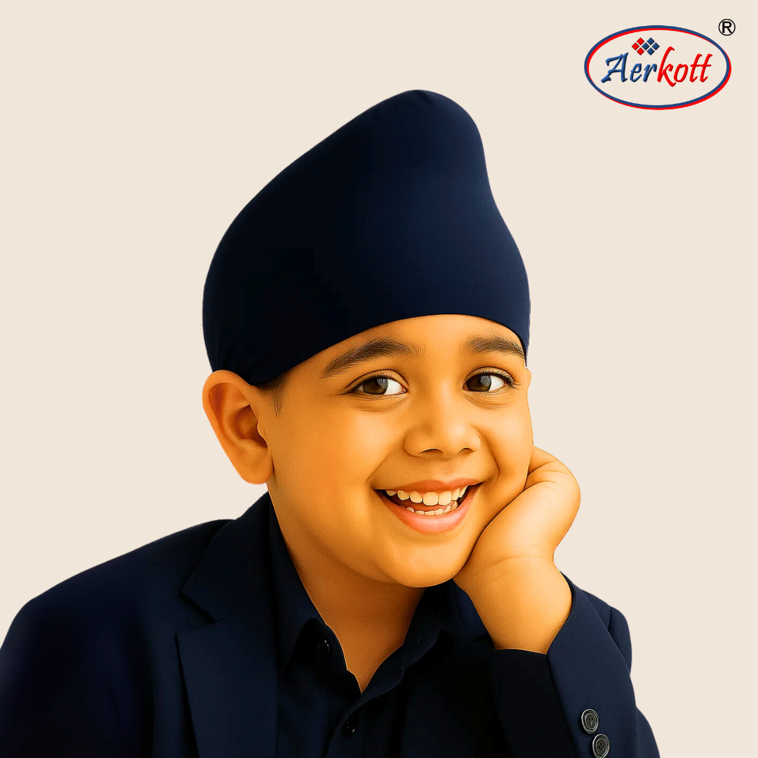 2 tani cotton patka navy blue