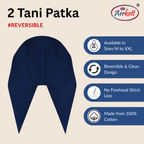 2 tani kids patka cotton navy blue