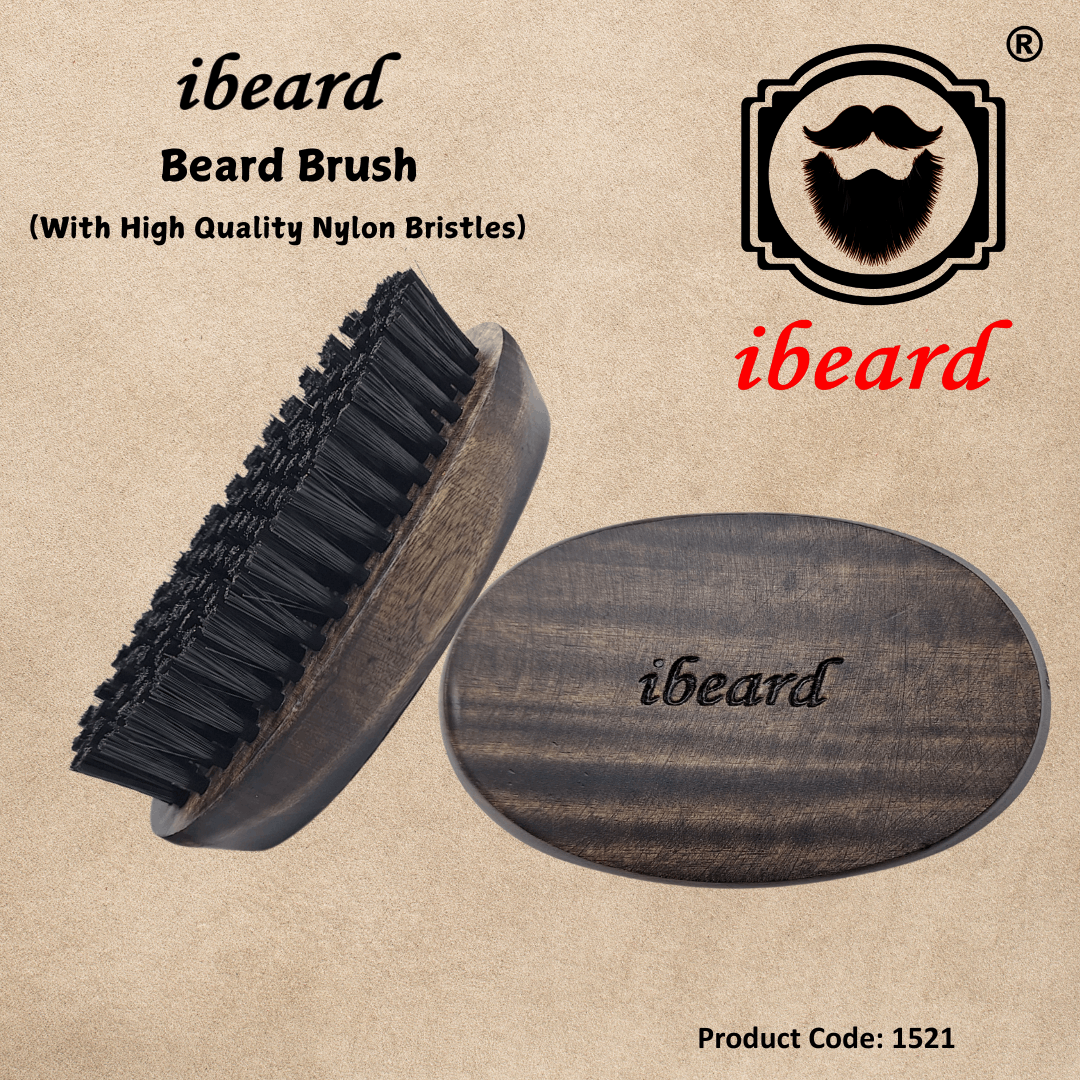 ibeard Beard Brush With Nylon Bristles (King Size)