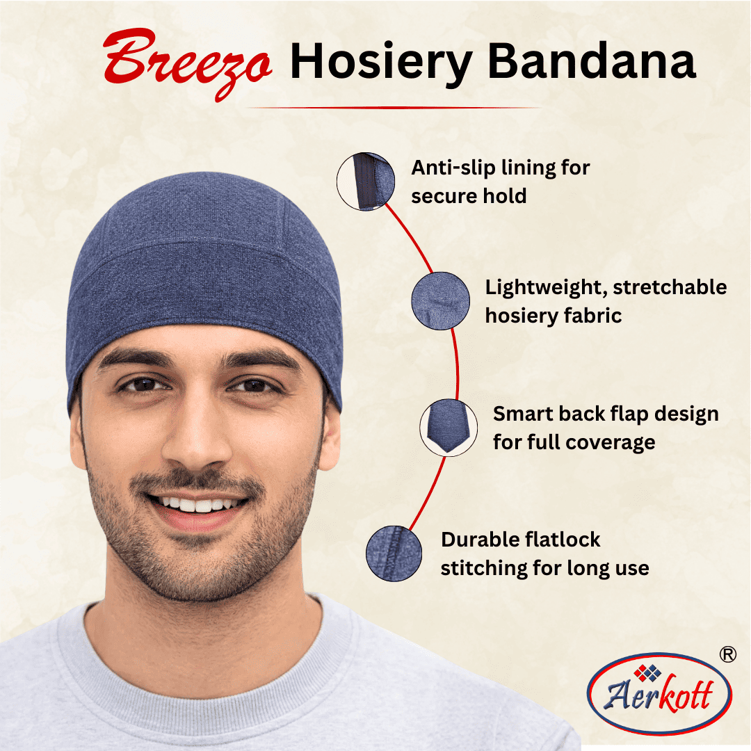 3 Tani Breezo Hosiery Bandana