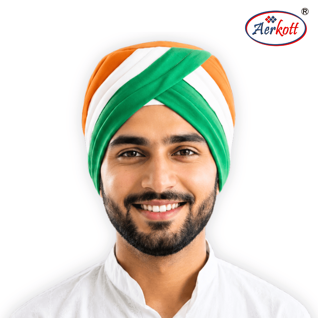 Limited Edition Ready Made Tricolor Turban | Ready to Wear Turban for Kids & Adults
