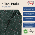 4 Tani Cotton Designer Printed  Patka - Military Green