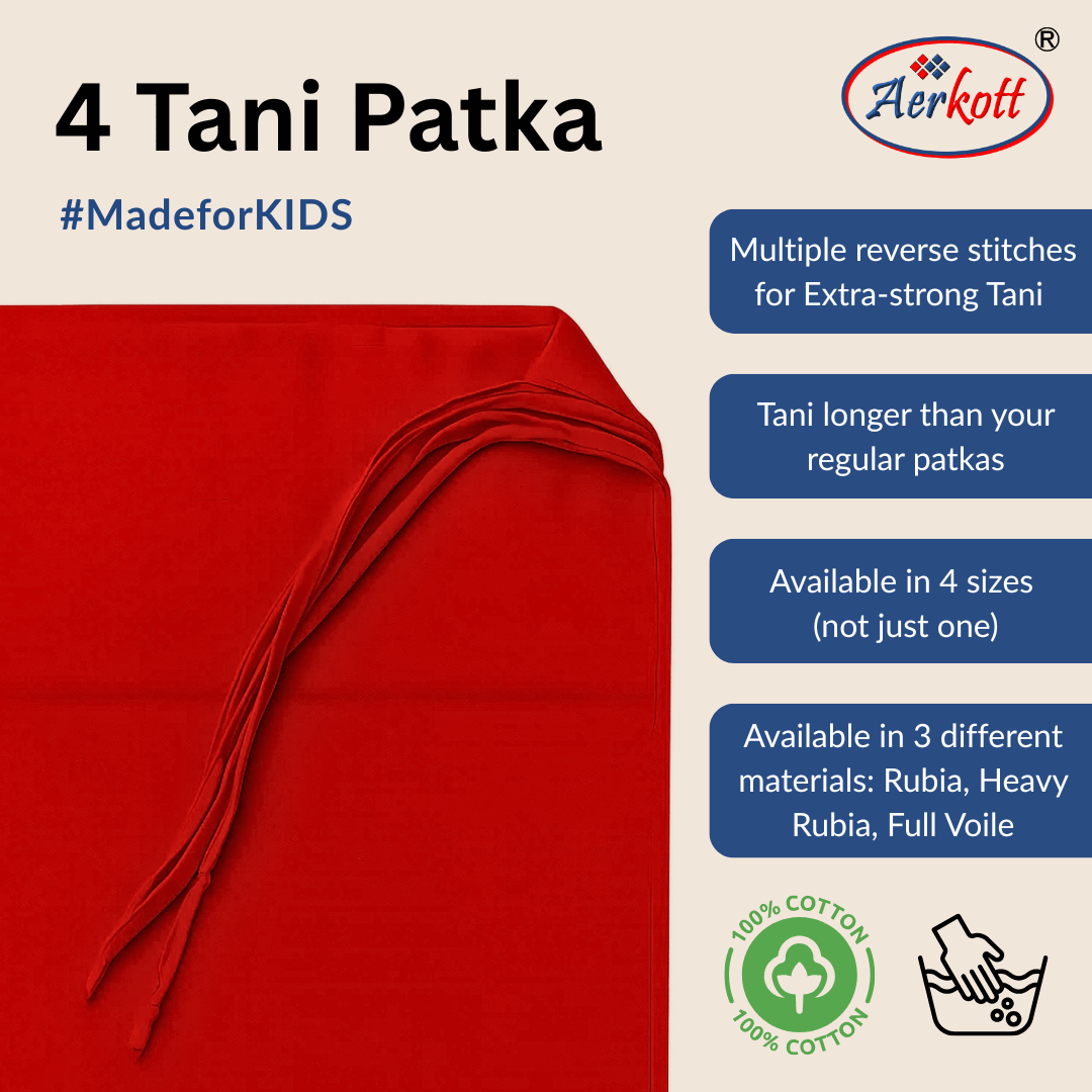 4 tani cotton patka red 