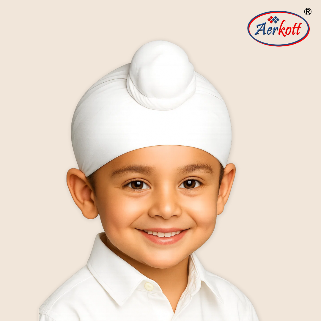 Pathka Buy 4 Tani Cotton Patka - White | Sikh Dastar for Kids & Adults – Sikh ...