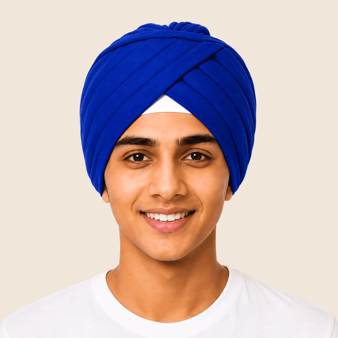Aerkott Readymade Turban - Ready-to-Wear Turban with Realistic Pleats