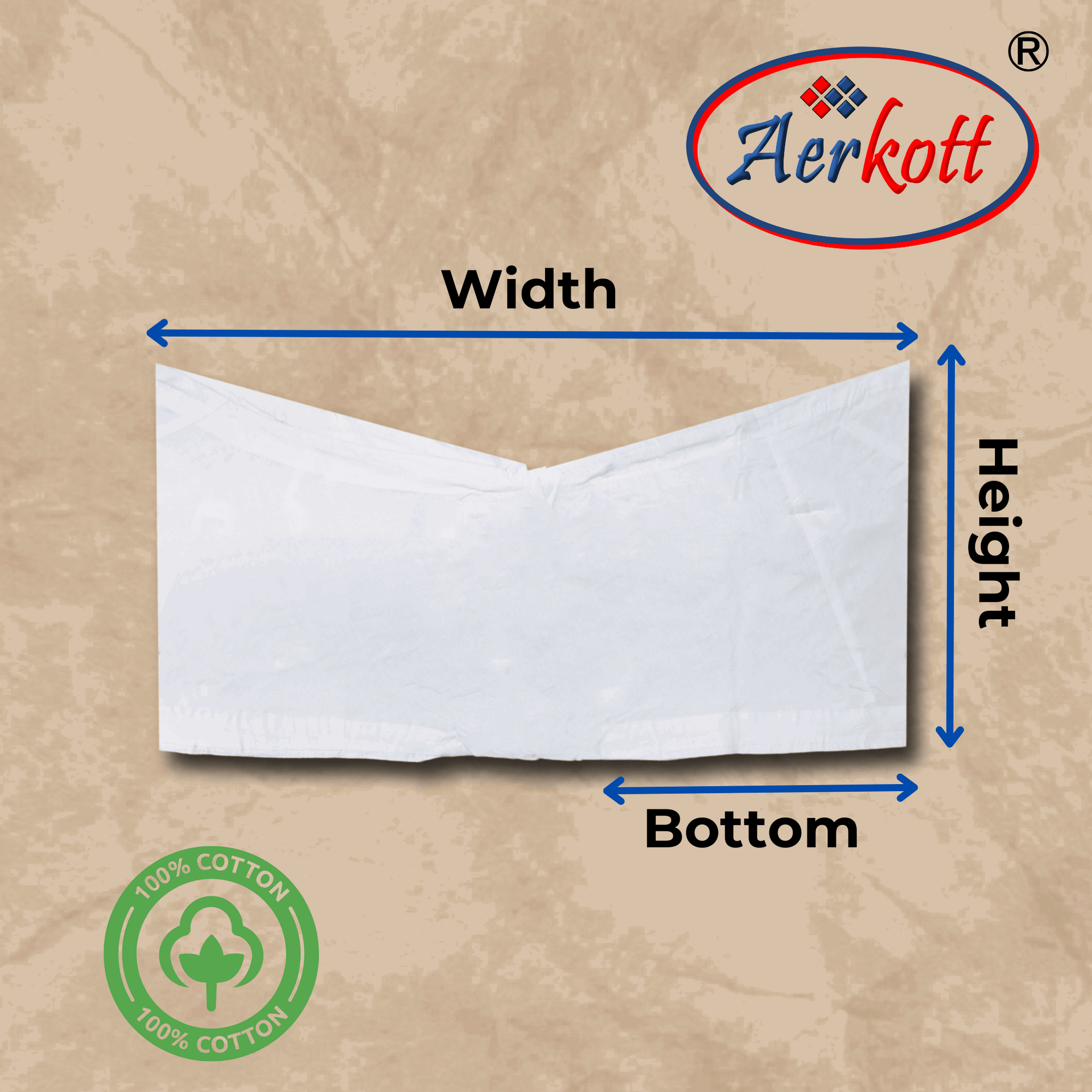 White Kachhera (The Traditional Sikh Underwear) Medium Size - 11 No.