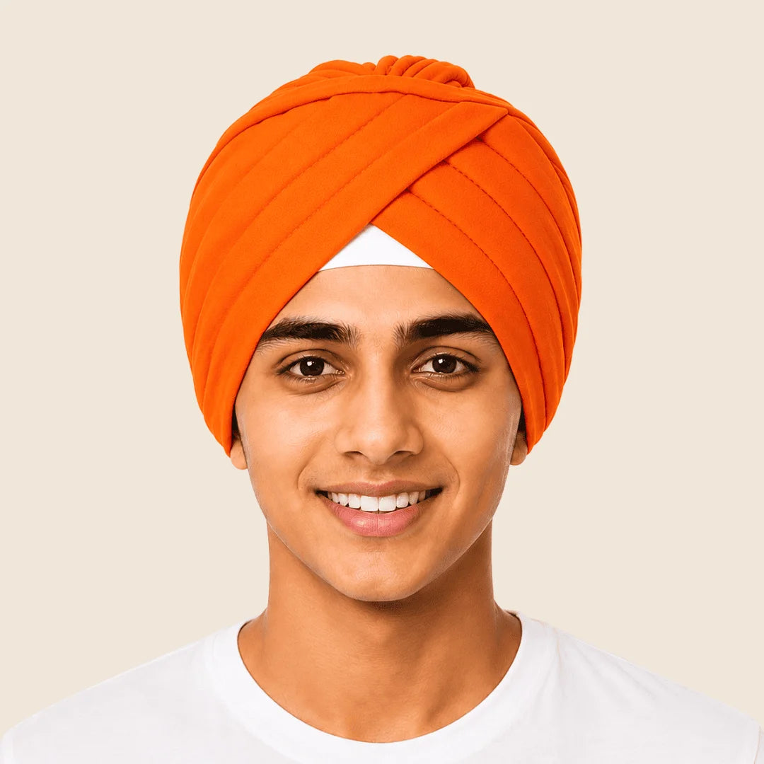 Aerkott Readymade Turban - Ready-to-Wear Turban with Realistic Pleats