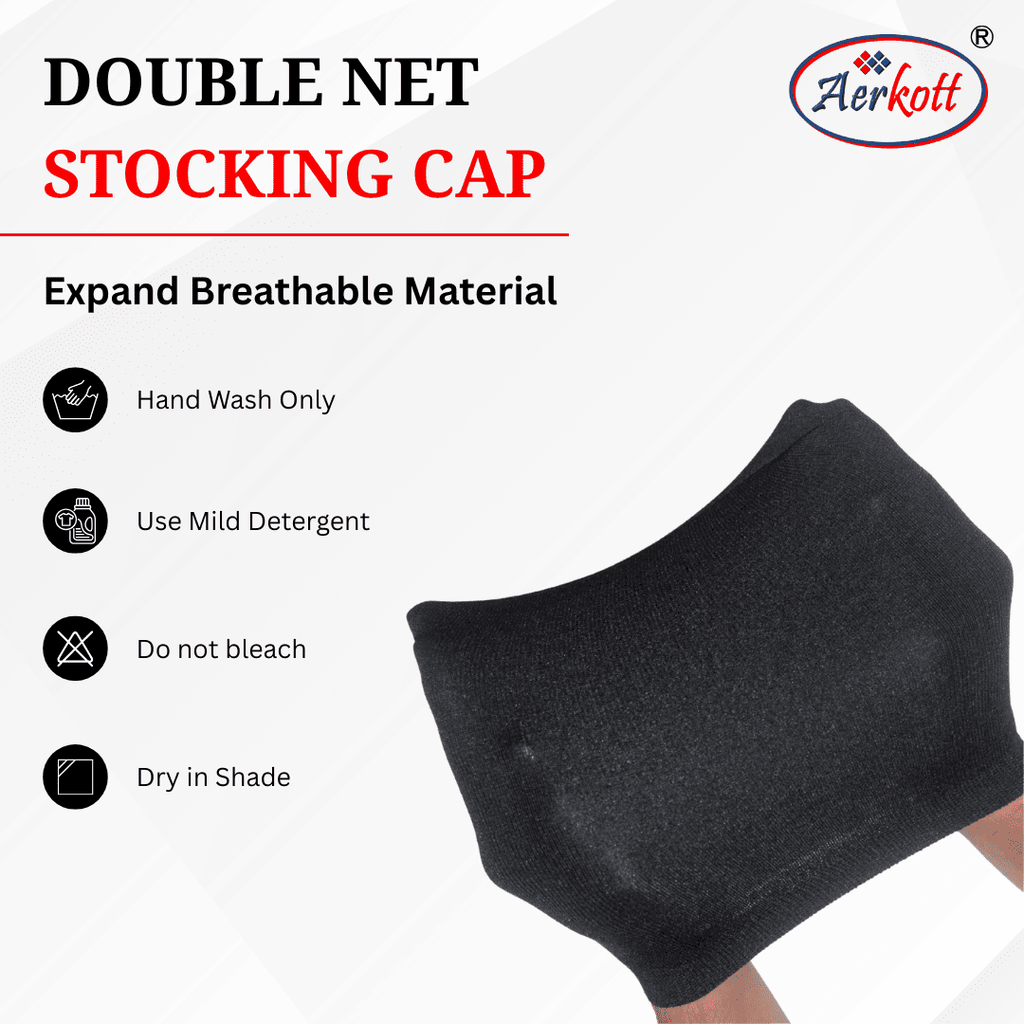 Aerkott Double Thick Net Stocking Skull Cap