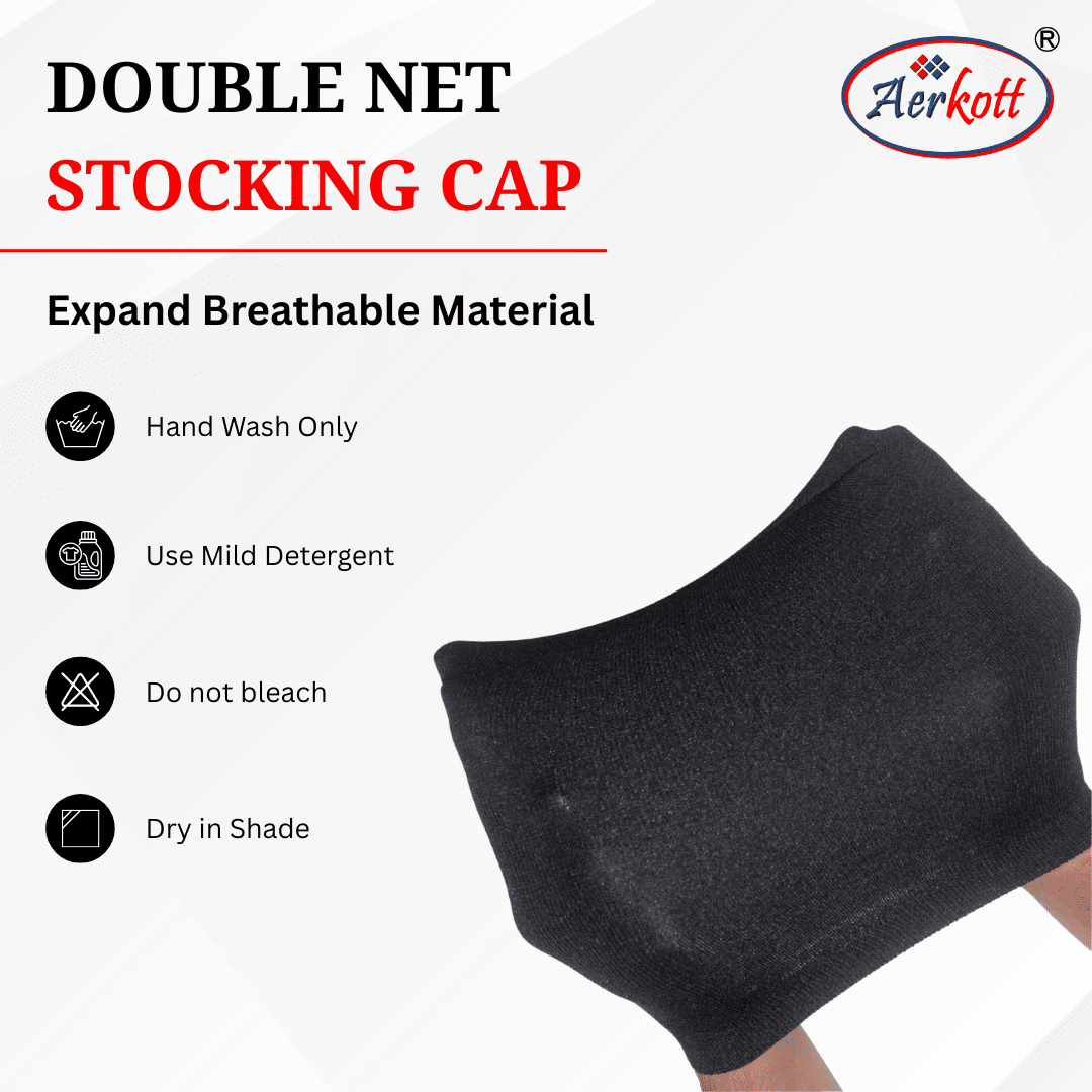 Aerkott Double Thick Net Stocking Skull Cap
