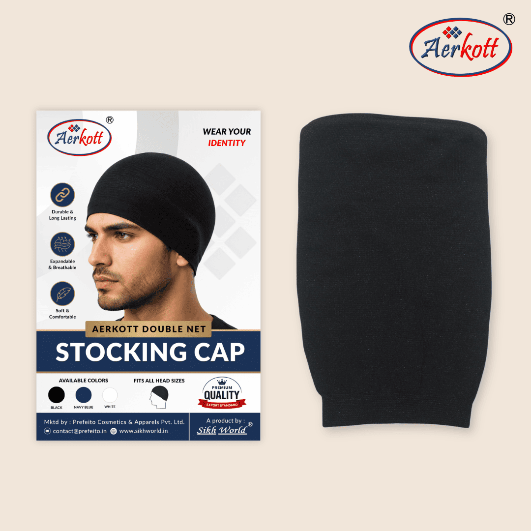 Aerkott Double Thick Net Stocking Skull Cap