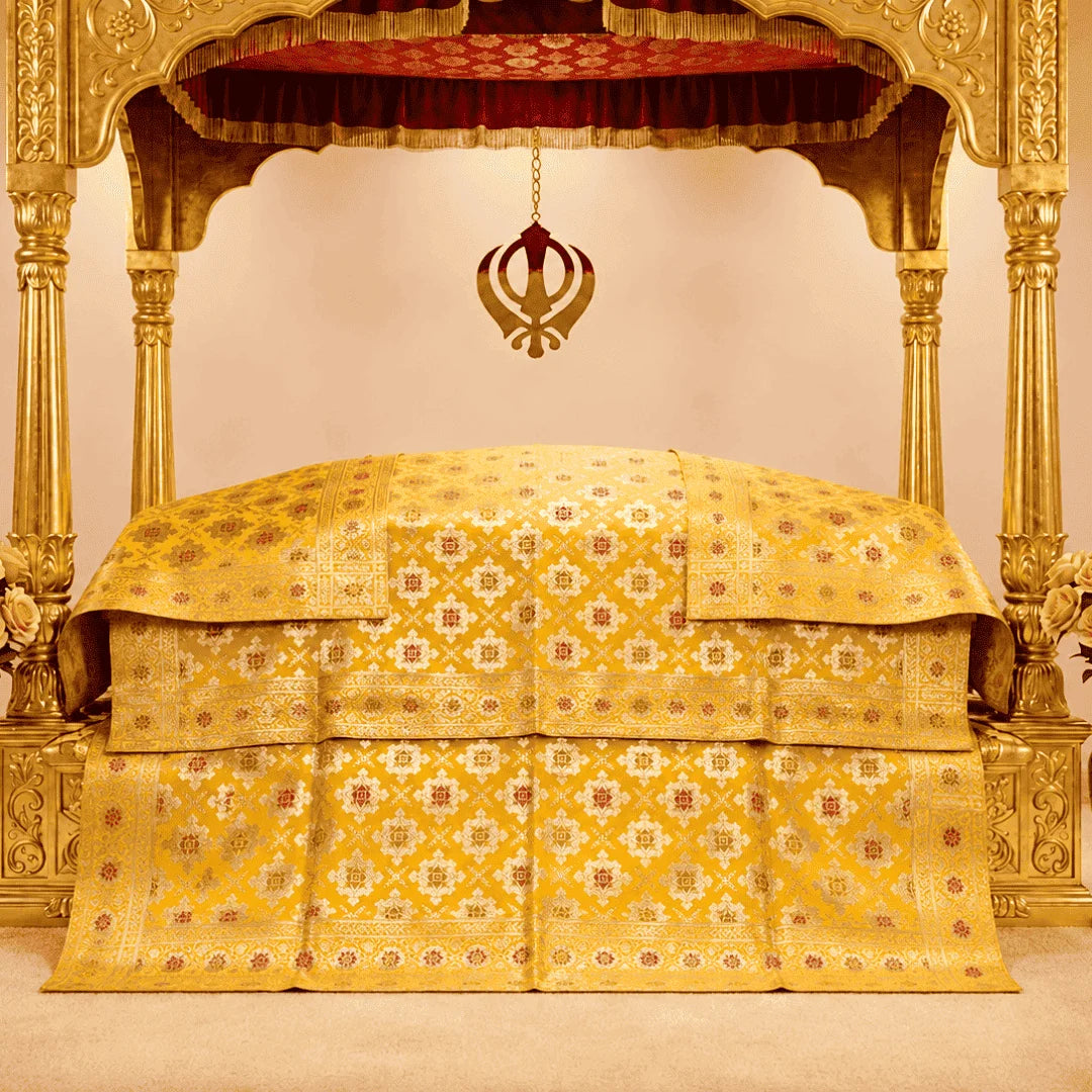 pure banarasi silk rumala sahib for guru granth sahib ji