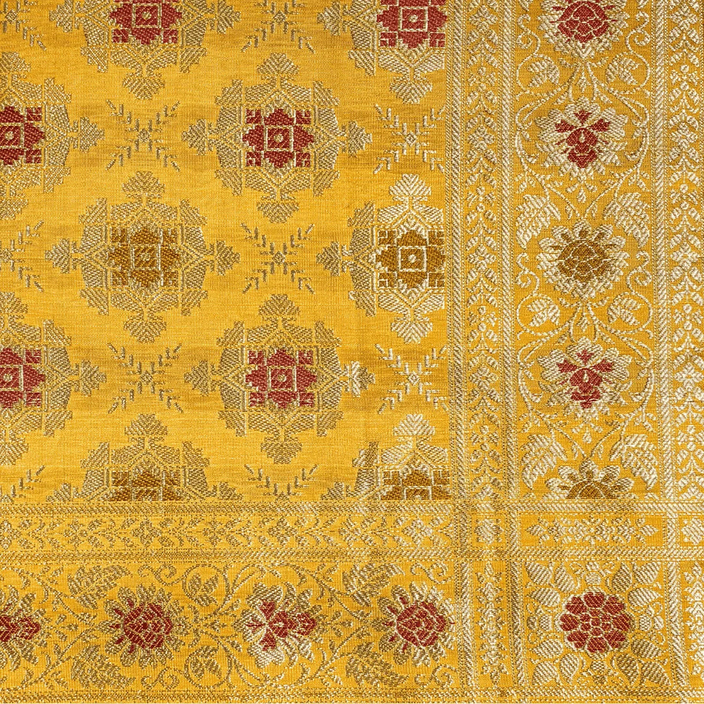 katan banarasi silk rumala sahib sourced from banaras. premium double set rumala sahib for guru granth sahib ji