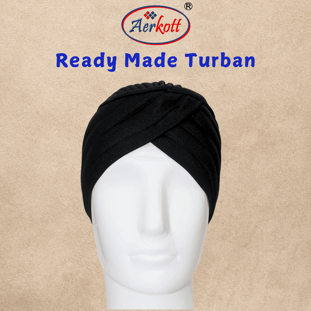 Aerkott ReadyMade Turban Black