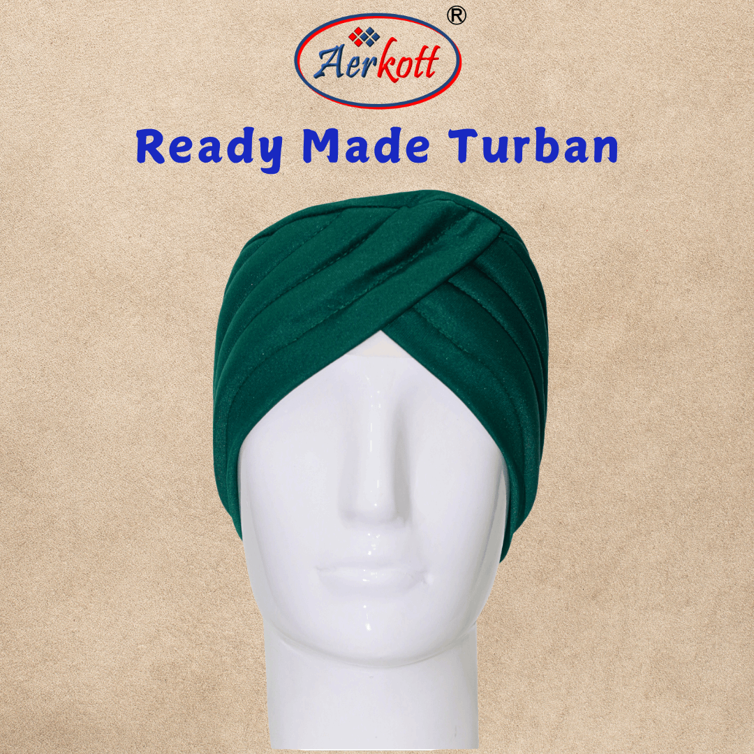 Aerkott ReadyMade Turban Dark_Green
