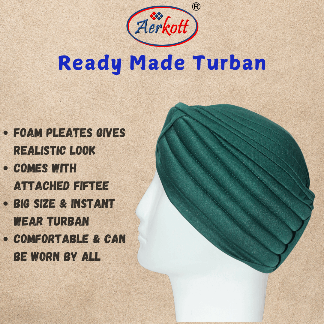 Aerkott ReadyMade Turban Dark_Green