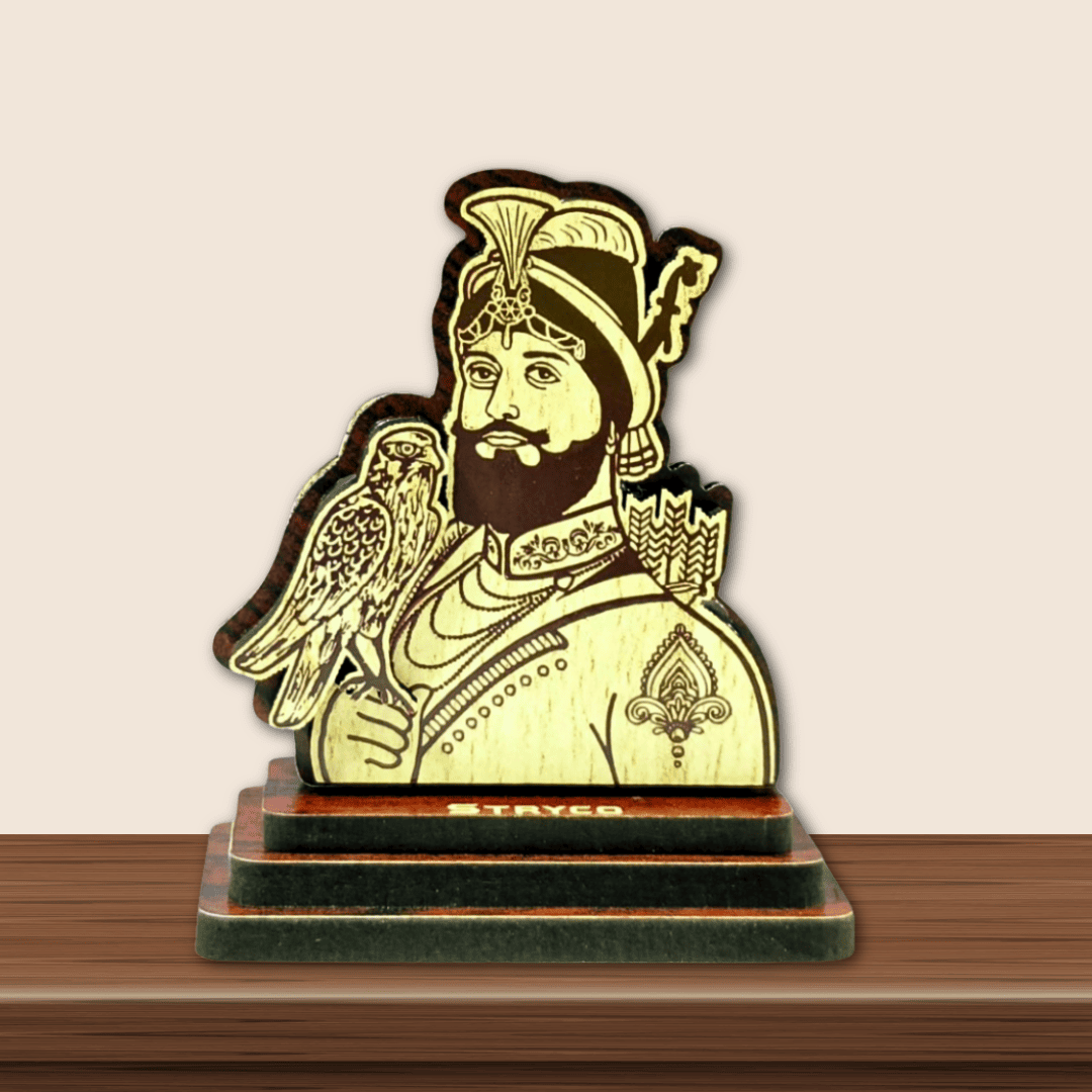 Guru Gobind Singh Ji Car Stand - Wooden