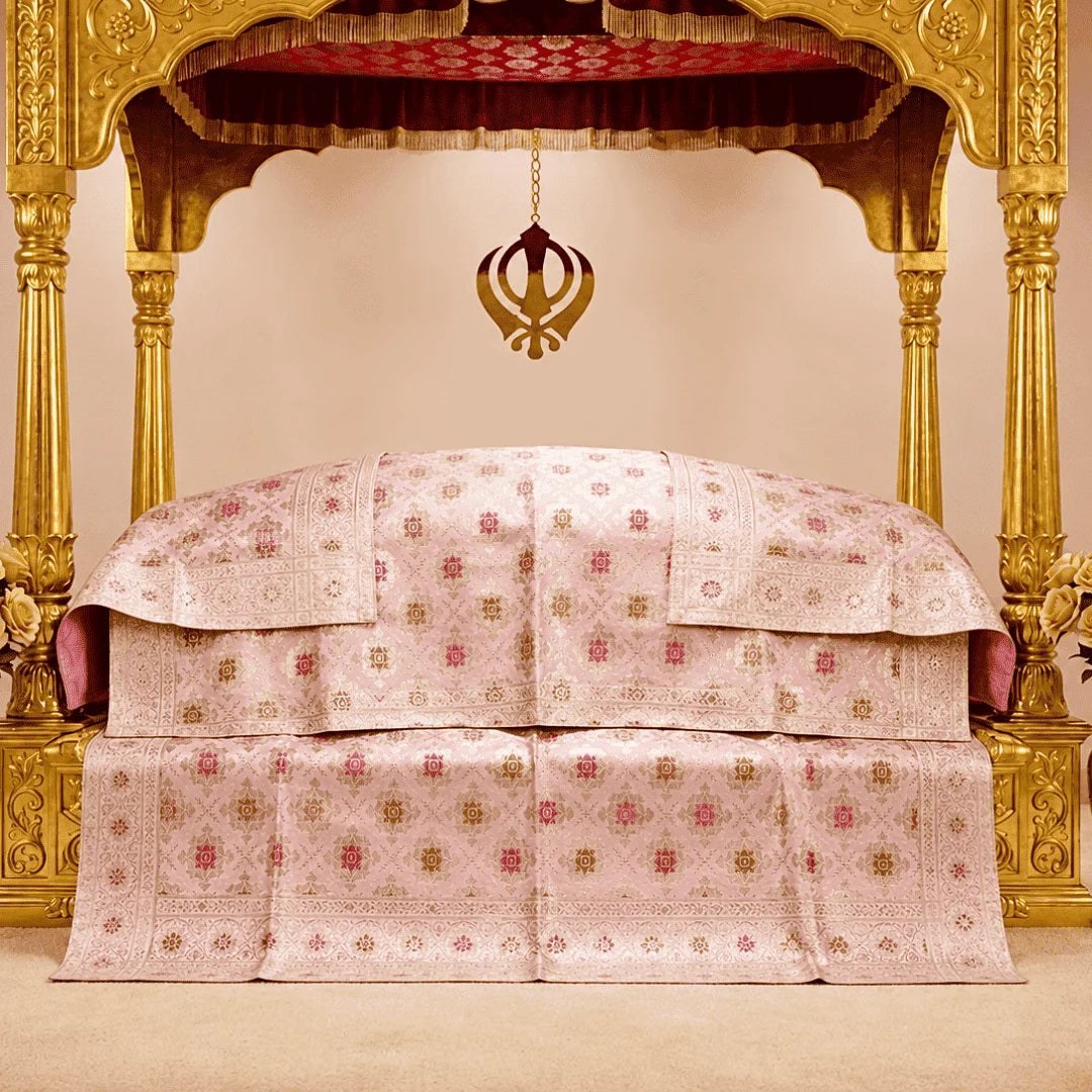 pure banarasi silk rumala sahib for guru granth sahib ji