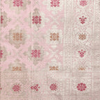 katan silk rumala sahib. Pink banarasi silk rumala sahib. premium rumala sahib. banarasi rumala for guru granth sahib.