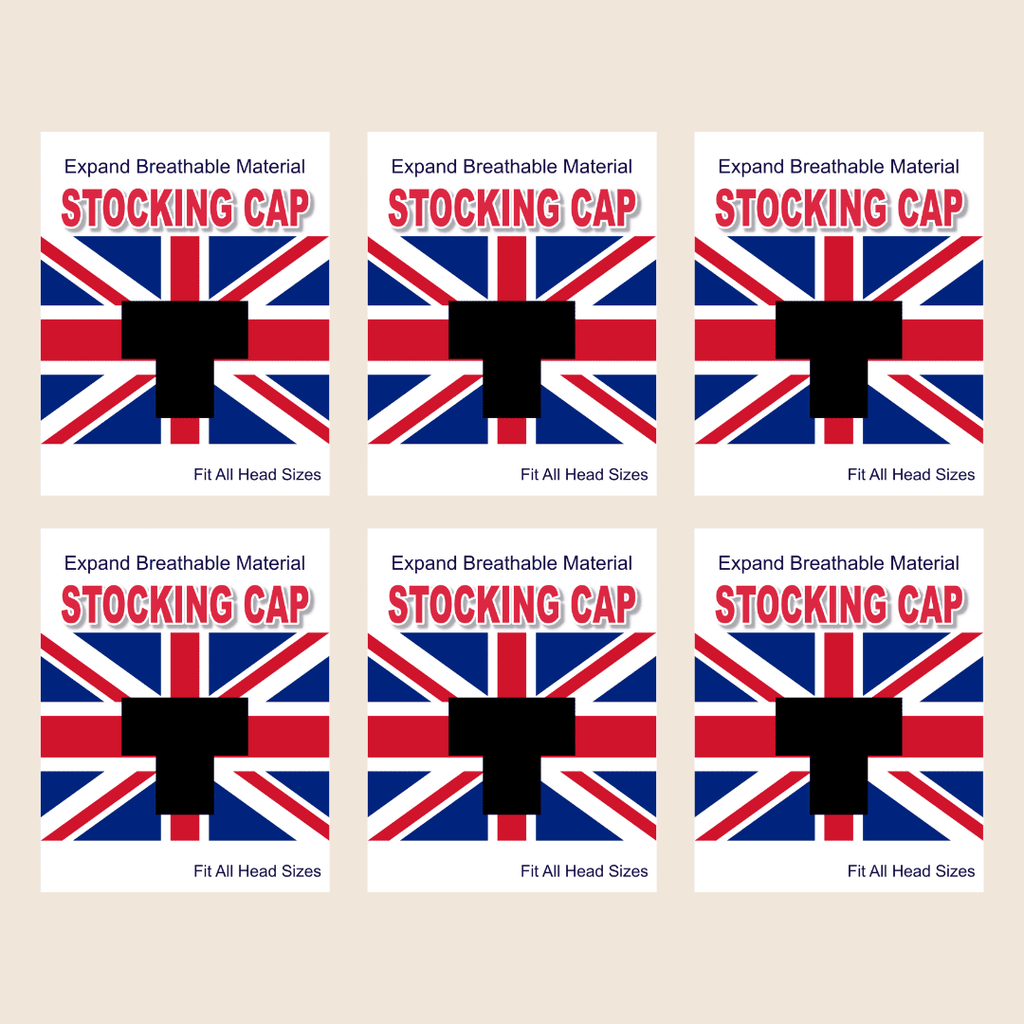 England Flag Stocking Cap - Black