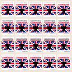 England Flag Stocking Cap - Black
