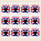 England Flag Stocking Cap - Black