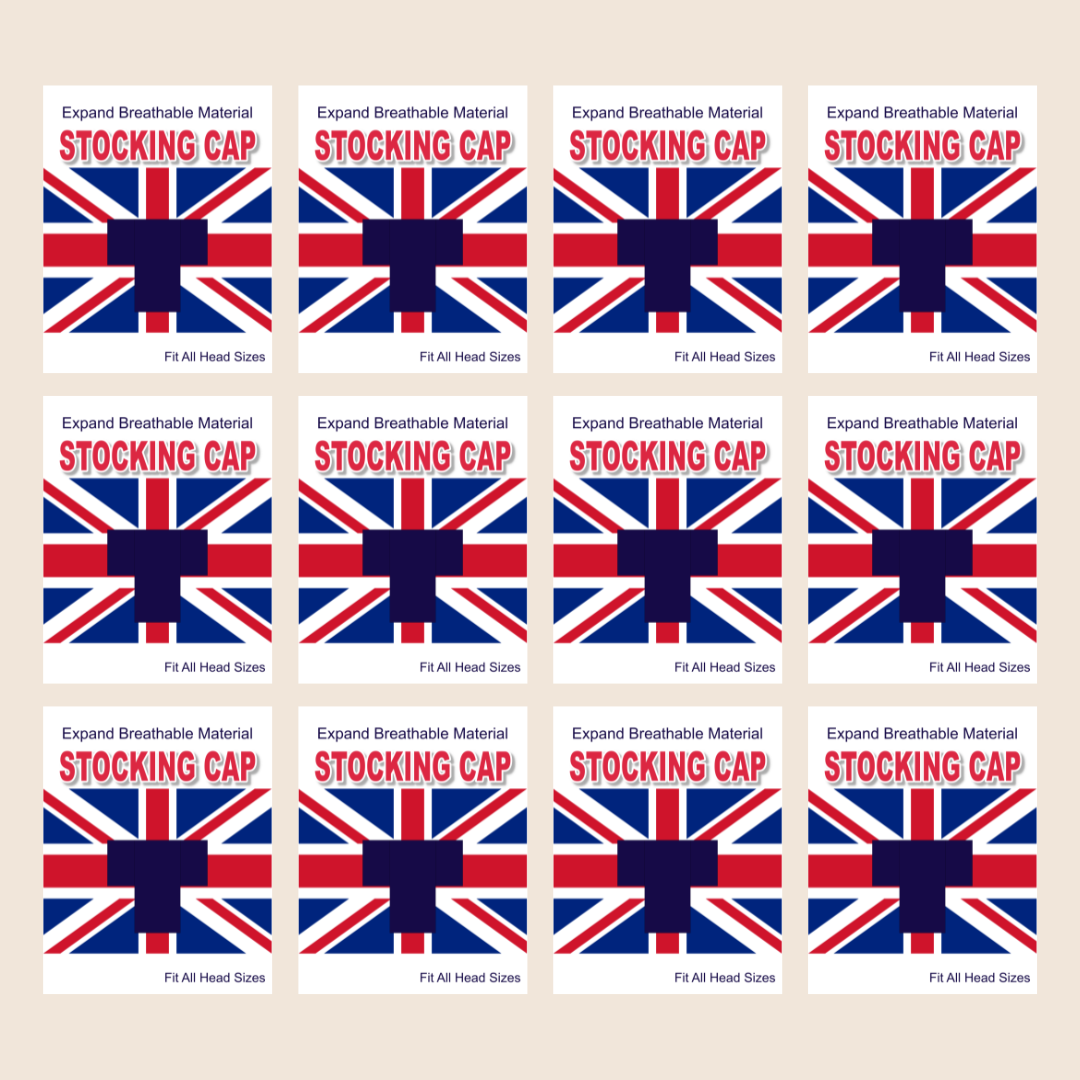 England Flag Stocking Cap - Navy Blue