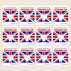 England Flag Stocking Cap - White
