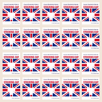 England Flag Stocking Cap - White