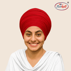 Mulmull F-74 Turban - Red