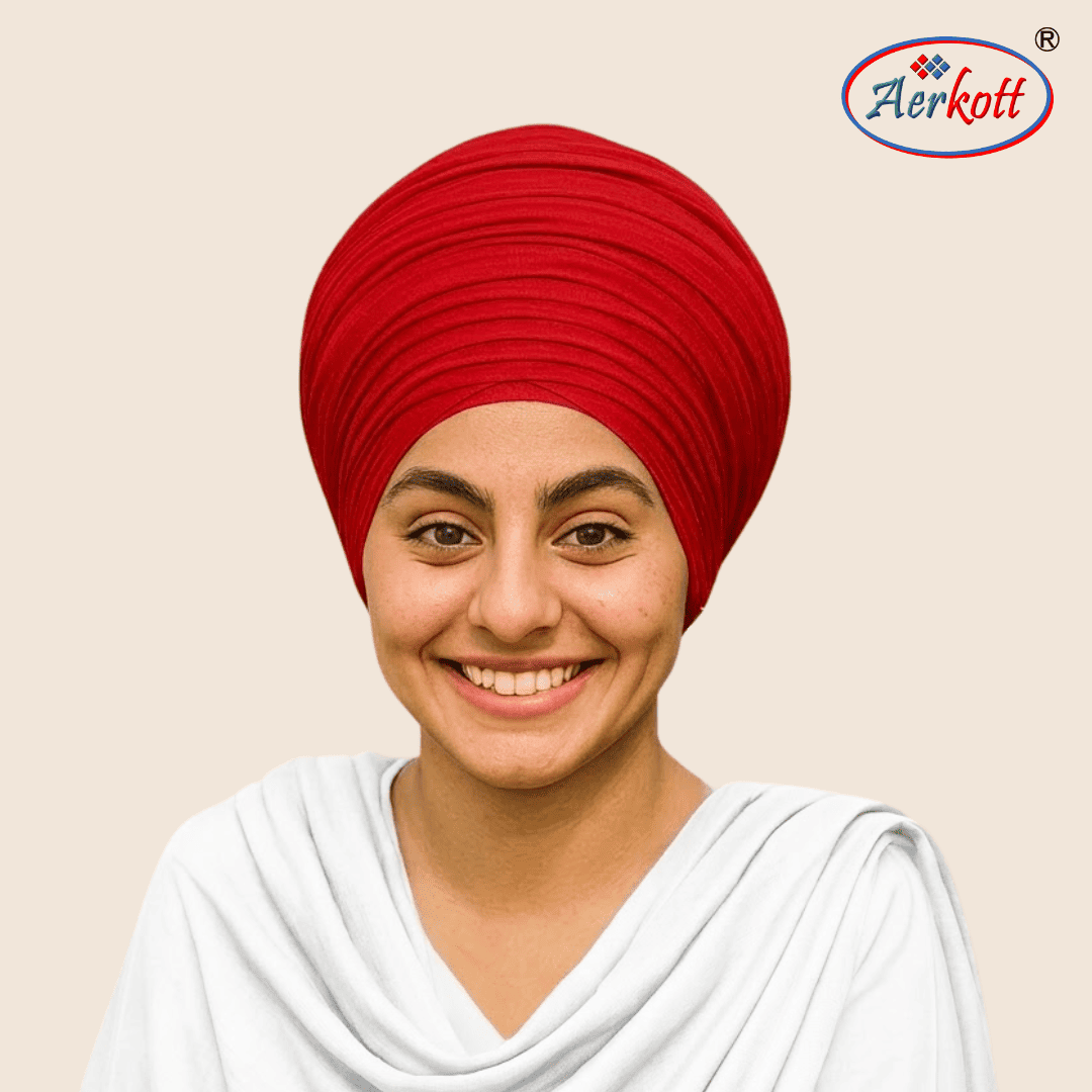 Mulmull F-74 Turban - Red