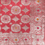 Gulabi noor rumala sahib. zari rumala sahib. double rumala sahib set. banarasi rumala for guru granth sahib.