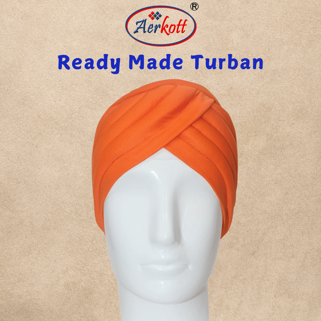 Aerkott ReadyMade Turban Kesri