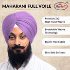 Aerkott Maharani Full Voile Turban - Lavender