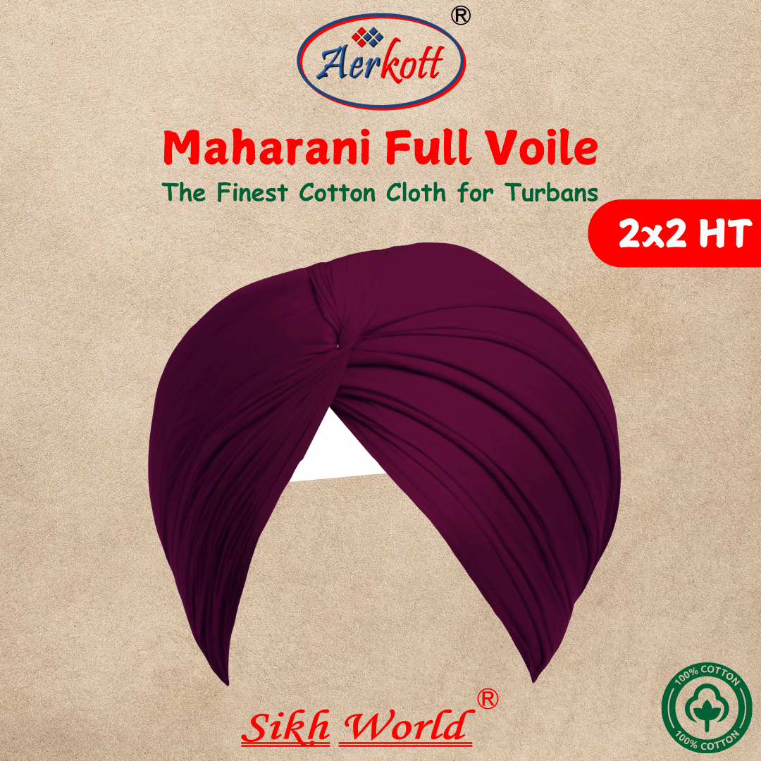 Aerkott Maharani Full Voile - Maroon
