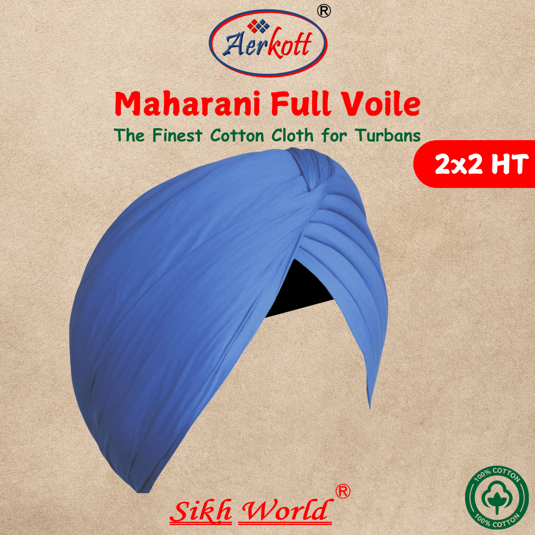 Aerkott Maharani Full Voile - Sky_Blue
