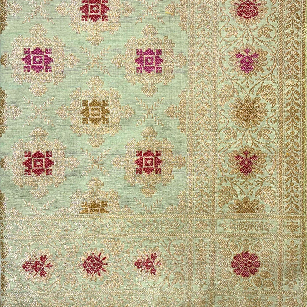 light color pure banarasi silk rumala sahib for sri guru granth sahib ji for gurudwara 