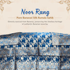 Noor Rang Pure Banarasi Silk Rumala Sahib Double Set with Cotton Lining (2 Rumala Sahib + 2 Palki Sahib). zari rumala sahib. Premium rumala sahib double set of rumala sahib and palke sahib for guru granth sahib ji