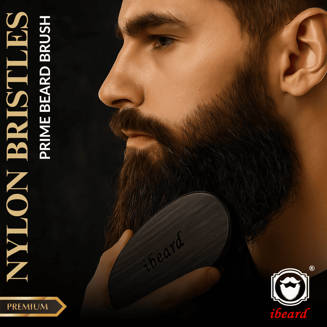 wooden beard brush premium quality