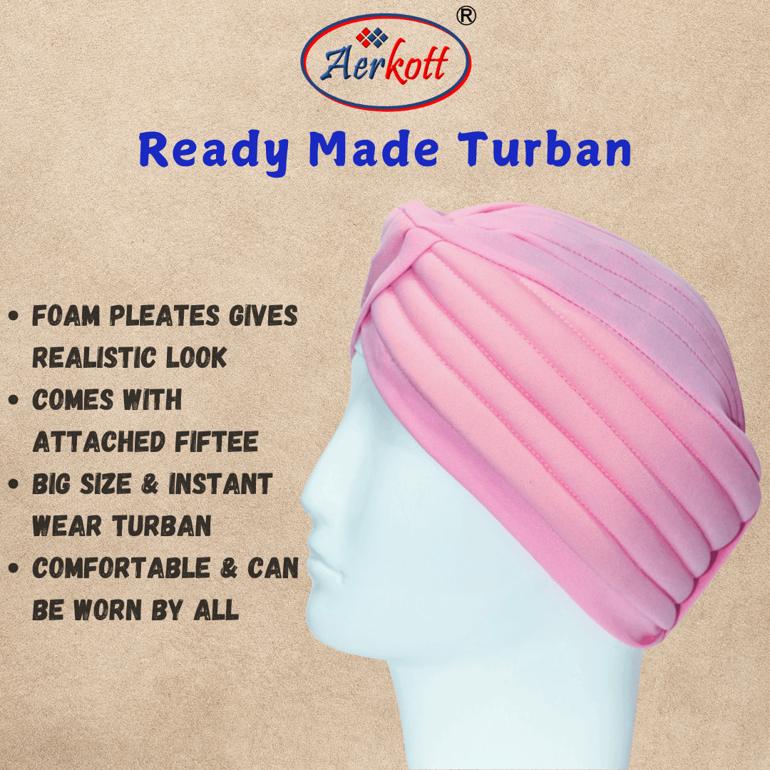 Aerkott ReadyMade Turban Pink
