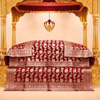 Roop Noor Pure Banarasi Silk Rumala Sahib Double Set for guru granth sahib ji