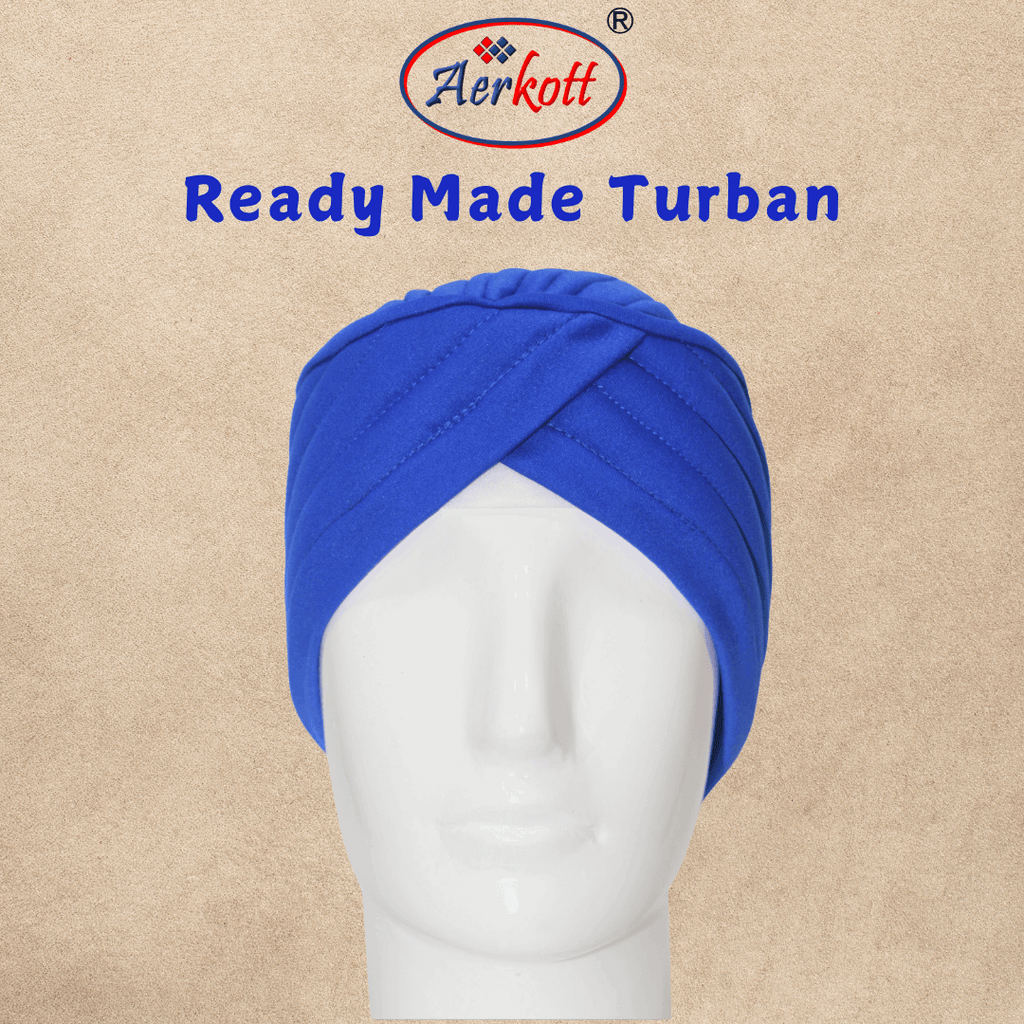 Aerkott ReadyMade Turban Royal_Blue
