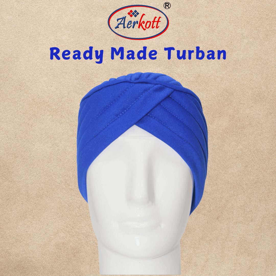 Aerkott ReadyMade Turban Royal_Blue