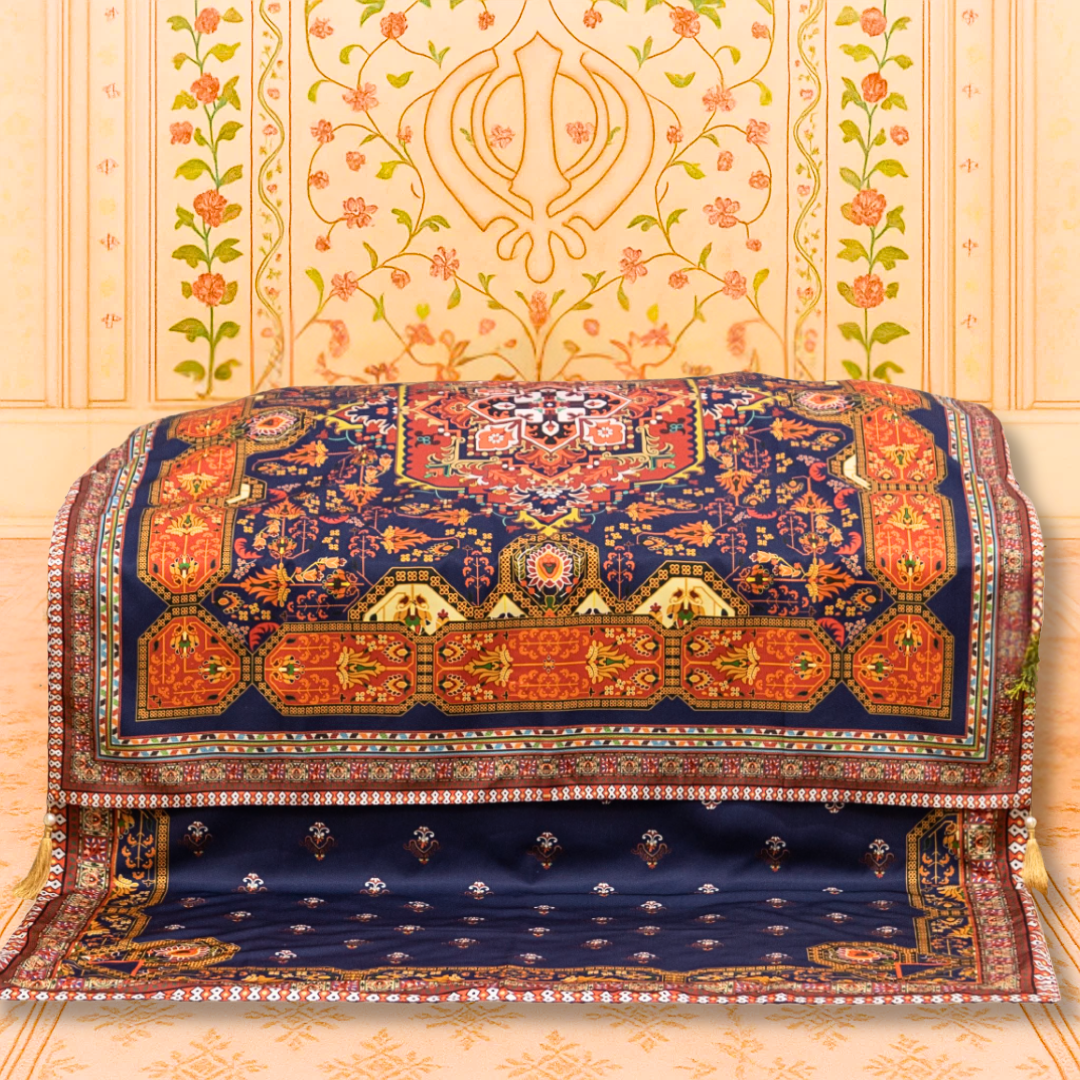 autocad digital printed rumala sahib